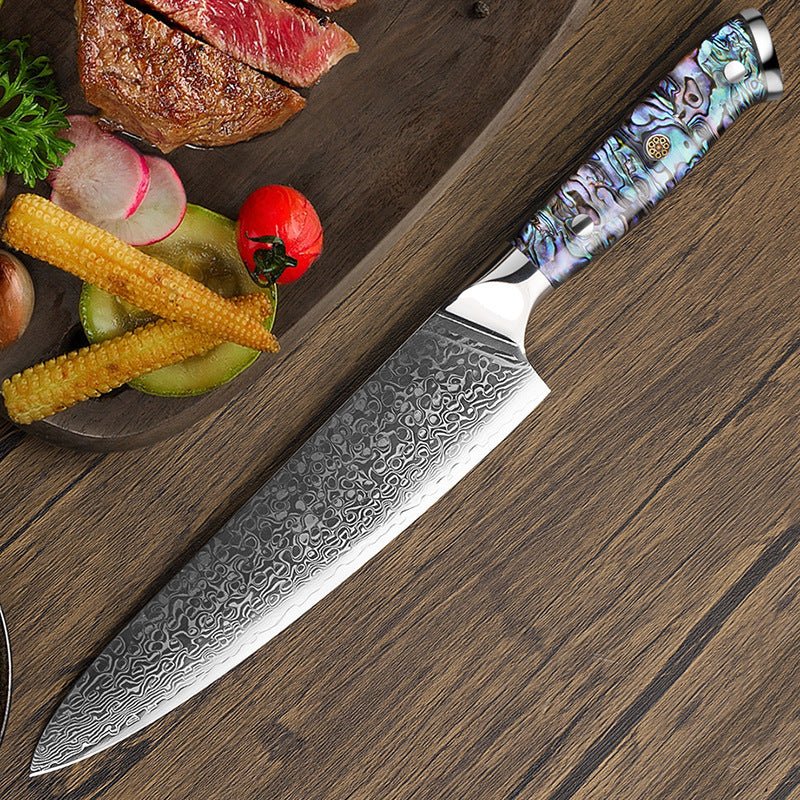 5 - Piece Japanese Damascus Steel Knife Set - Letcase