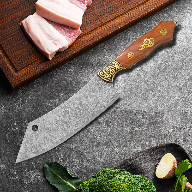 7 inch Japanese Damascus Steel Butcher Knife