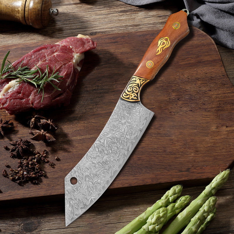 7 inch Japanese Damascus Steel Butcher Knife