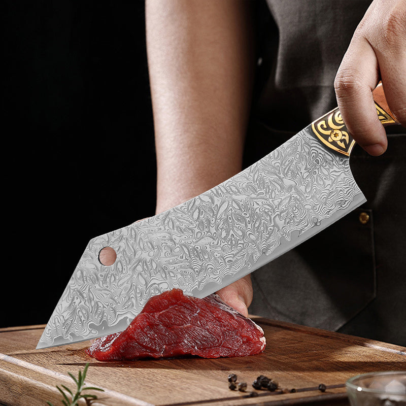 7 inch Japanese Damascus Steel Butcher Knife