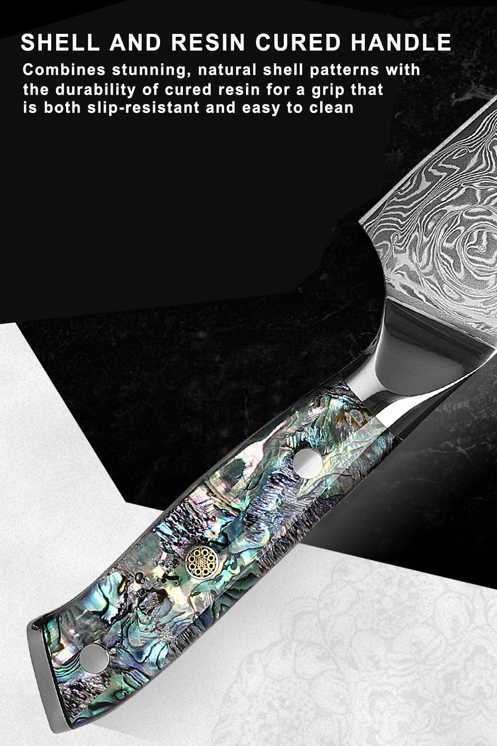8 Inch Damascus Chef Knife – 67-Layer VG-10 Steel, Razor Sharp Honbazuke Edge