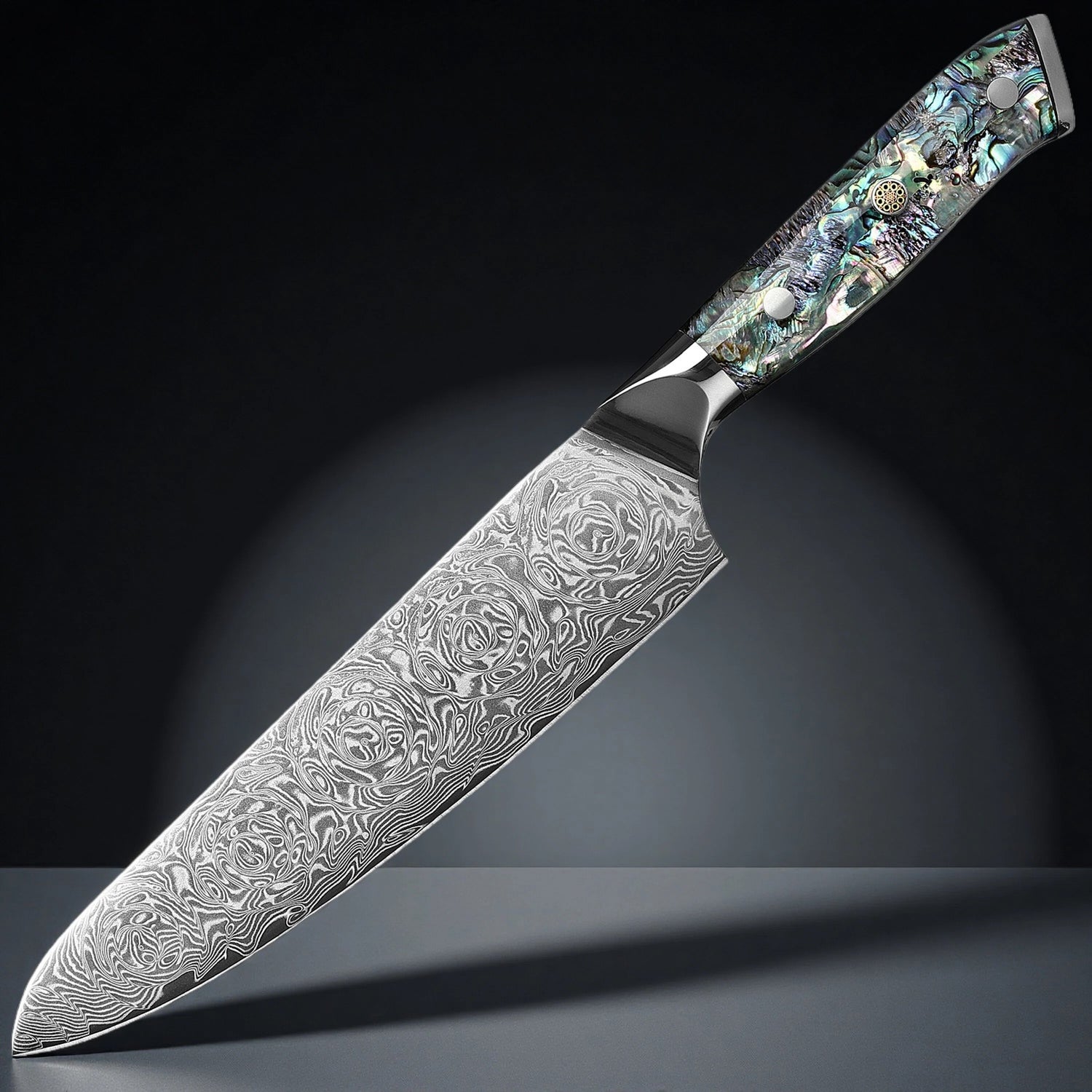 8 Inch Damascus Chef Knife – 67-Layer VG-10 Steel, Razor Sharp Honbazuke Edge
