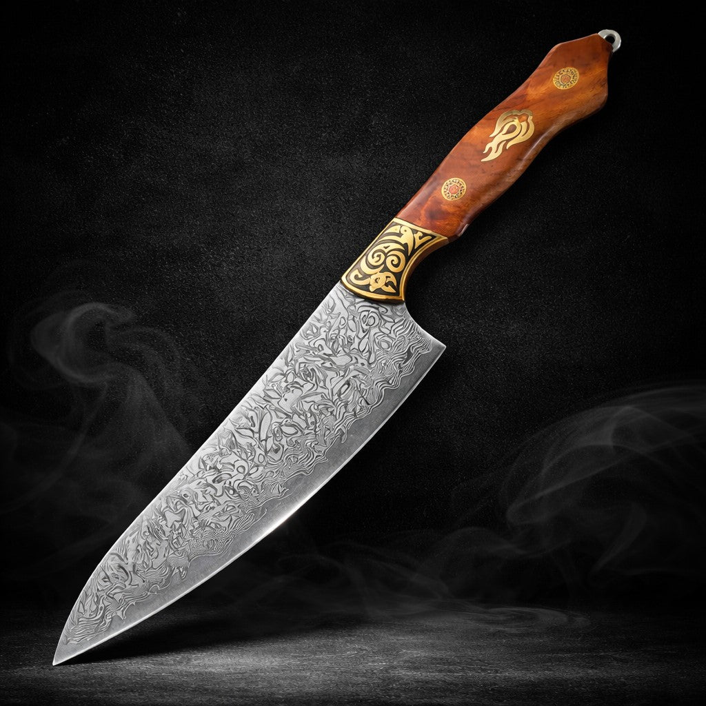 8 inch Japanese Damascus Steel Chef Knife