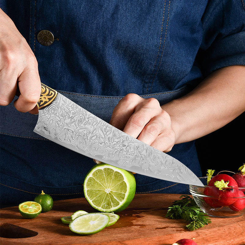 8 inch Japanese Damascus Steel Chef Knife
