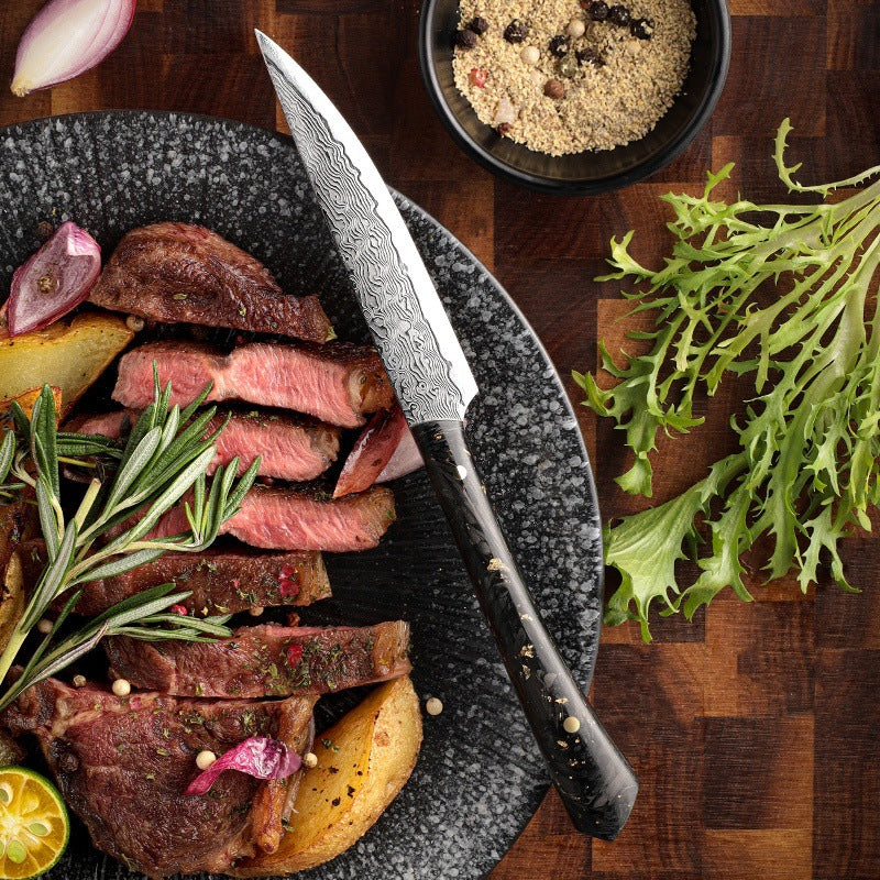 Damascus Steak Knife Set – 4