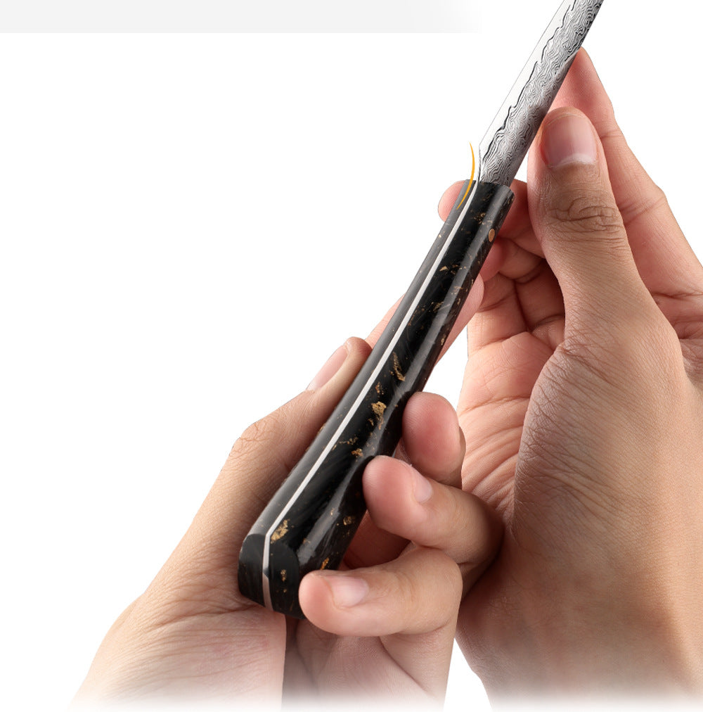 Damascus Steak Knife Set – 4