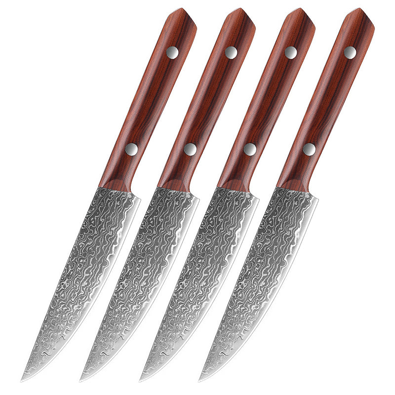 Damascus Steak Knife Set – 5