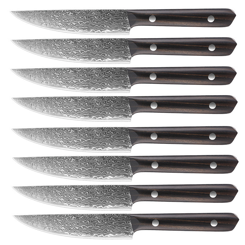 Damascus Steak Knife Set – 5