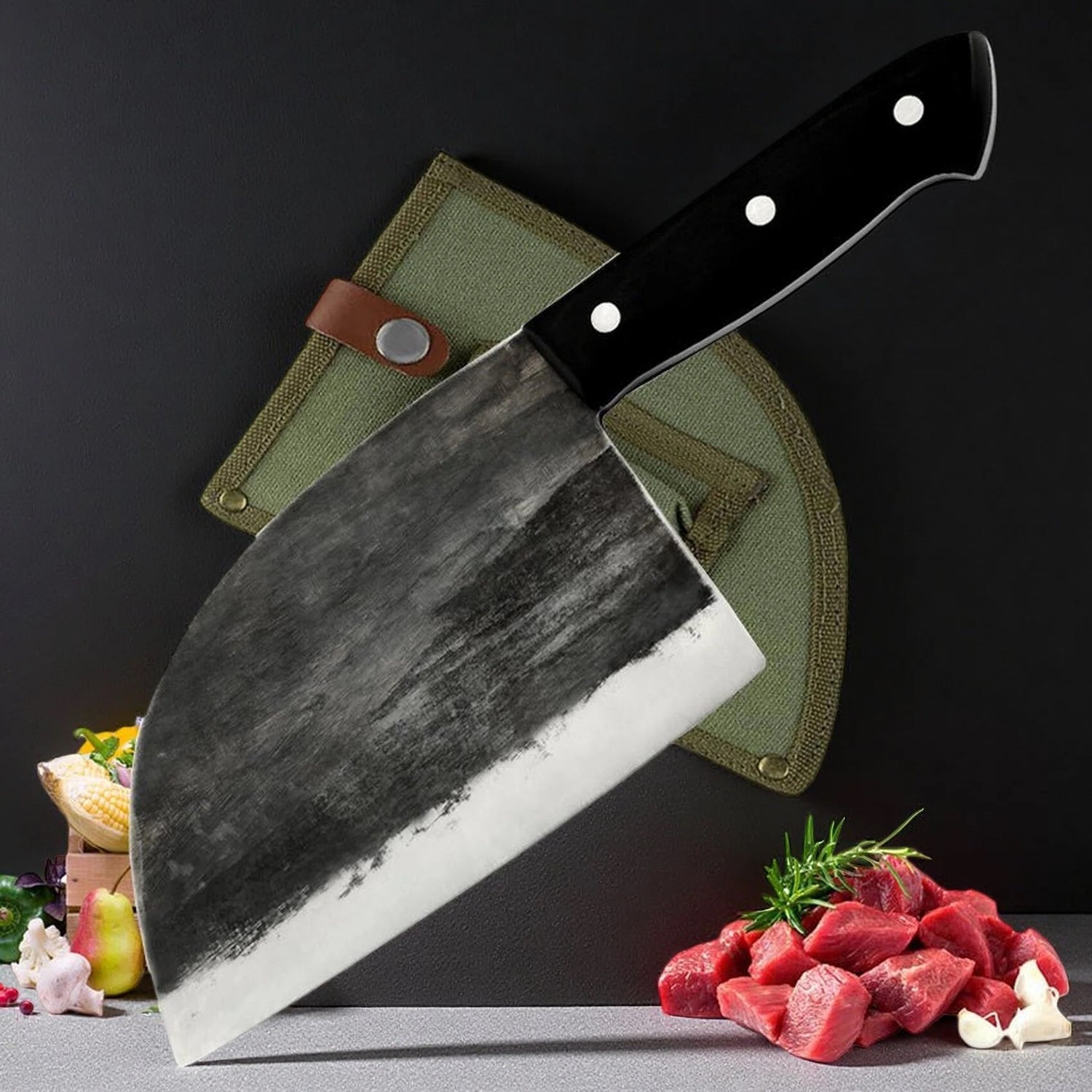 Hand Forged Cleaver Knife