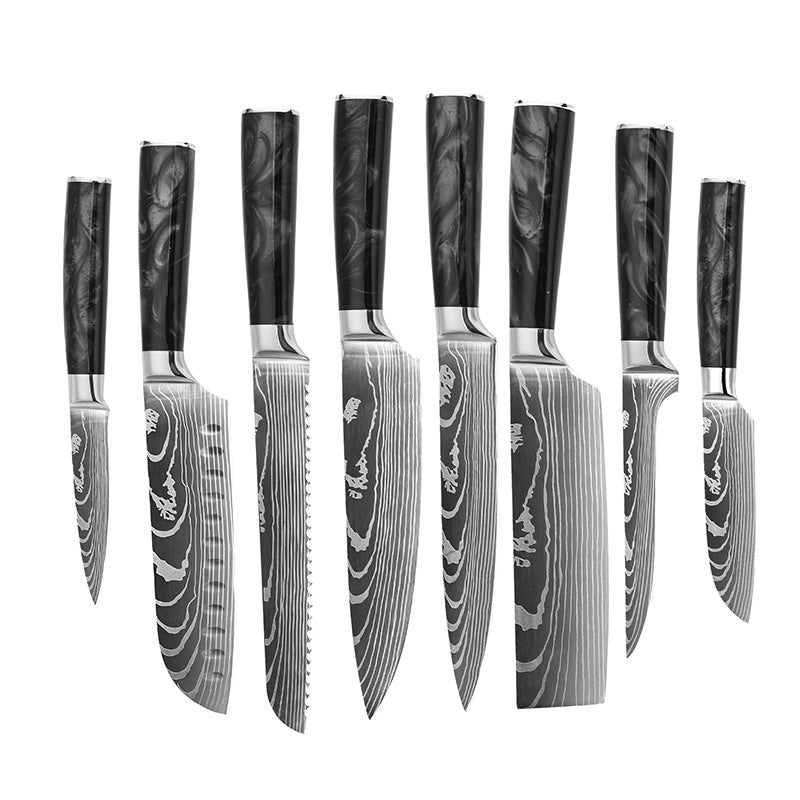 High Carbon Stainless Steel Kitchen Knife Set