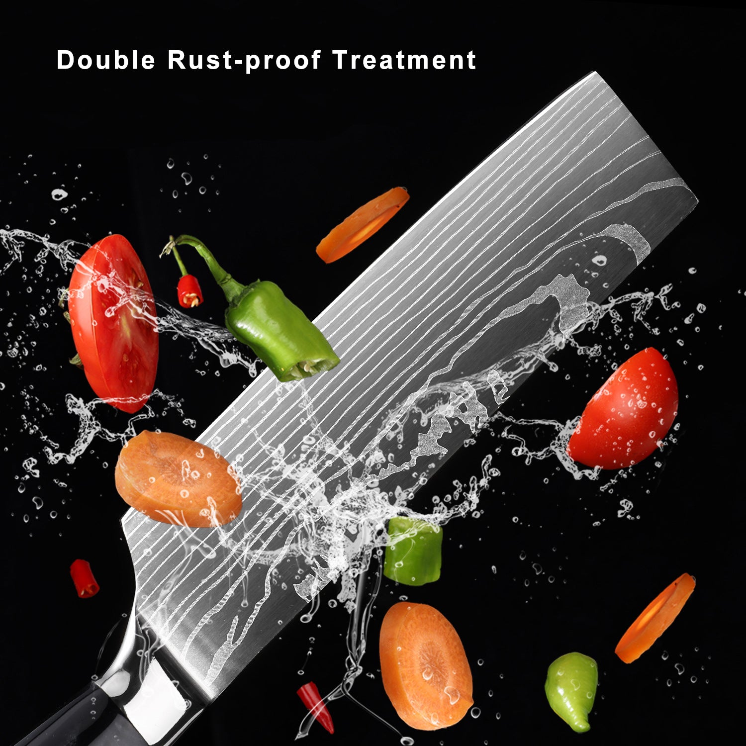 4-Piece Professional High Carbon Steel Chef Knife Set