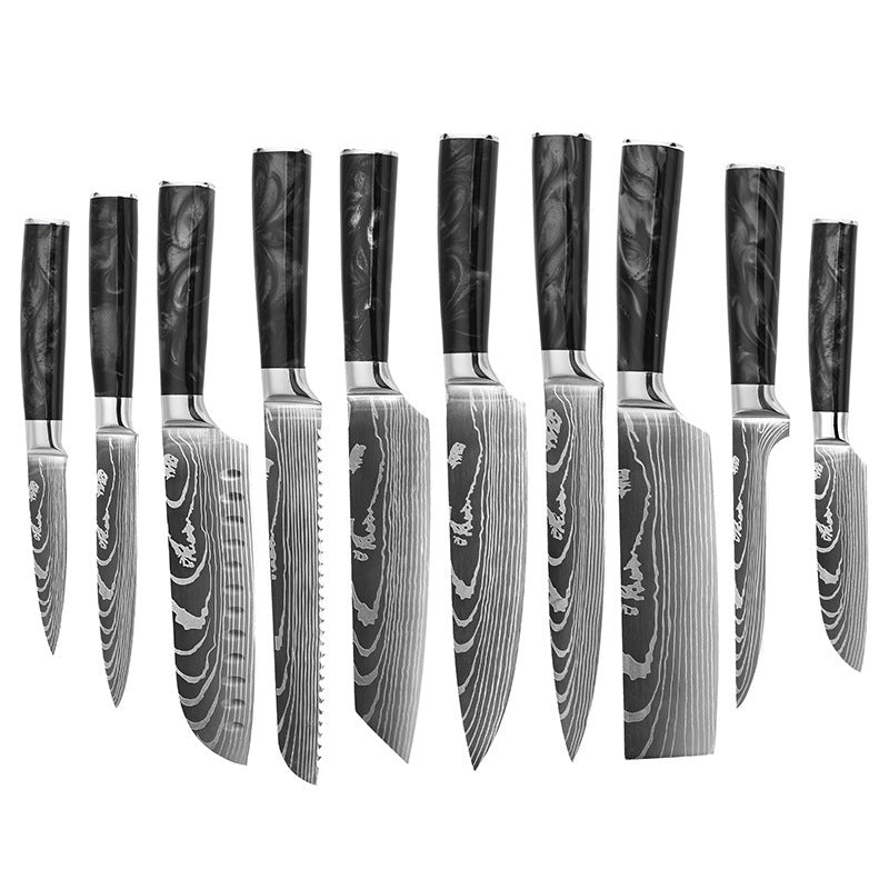 High Carbon Stainless Steel Kitchen Knife Set