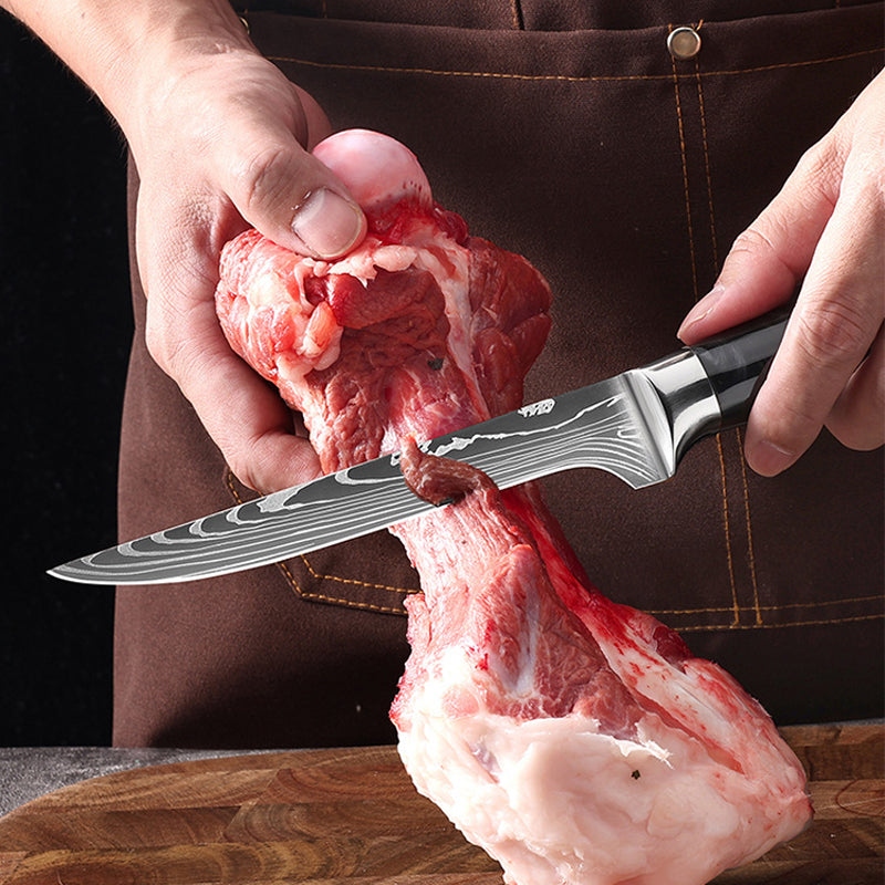 4-Piece Professional High Carbon Steel Chef Knife Set