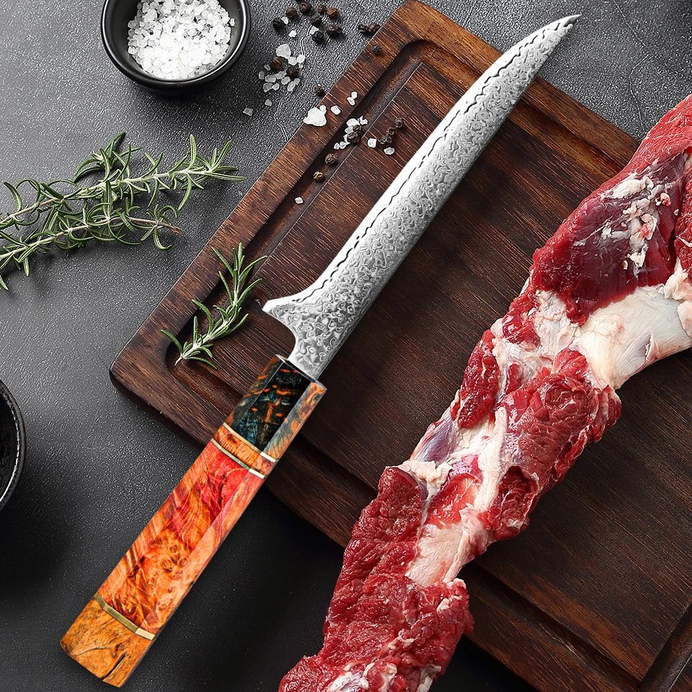 Professional 67-Layer Japanese Damascus Steel Knife Set