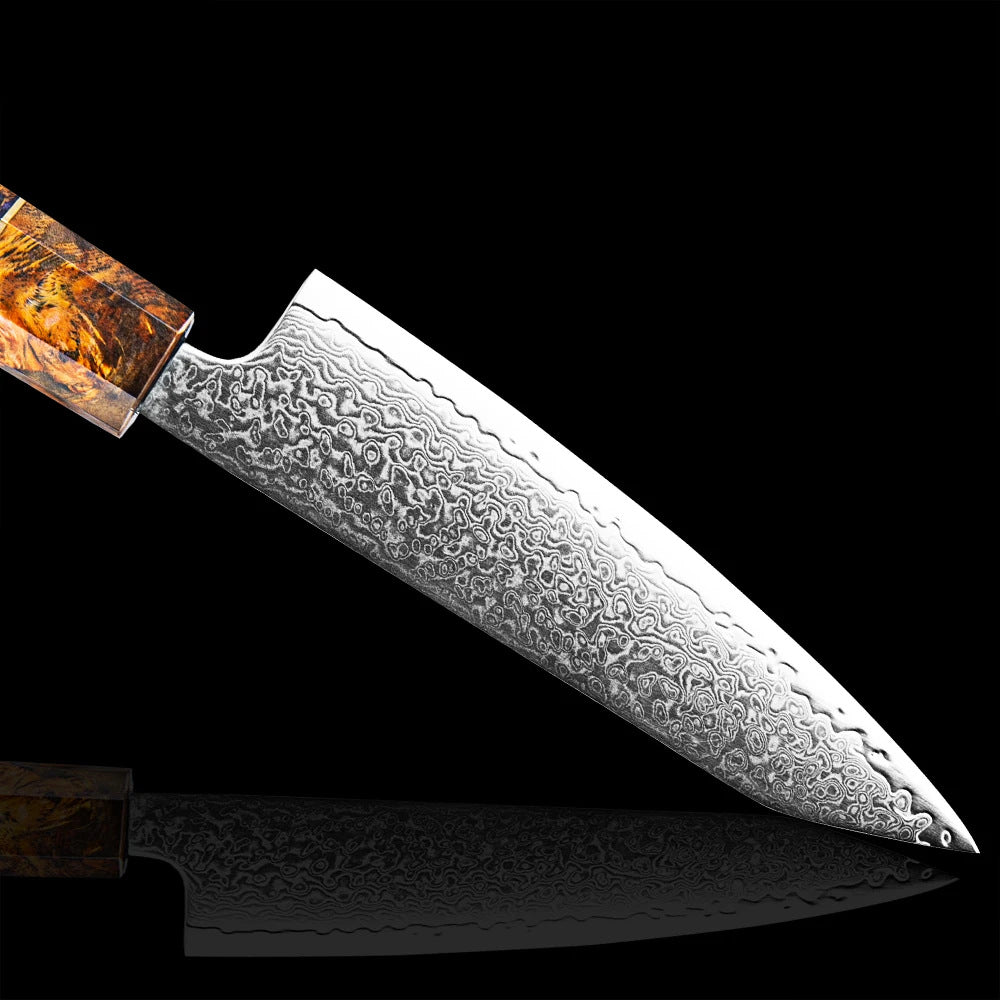 Professional 67-Layer Japanese Damascus Steel Knife Set