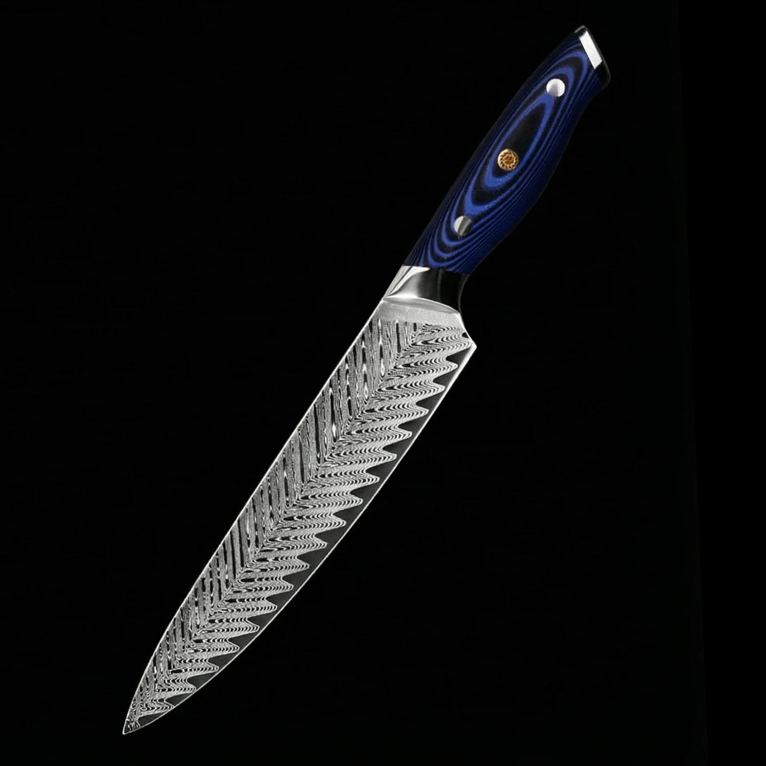 8 Inch Damascus Chef Knife With Sheath