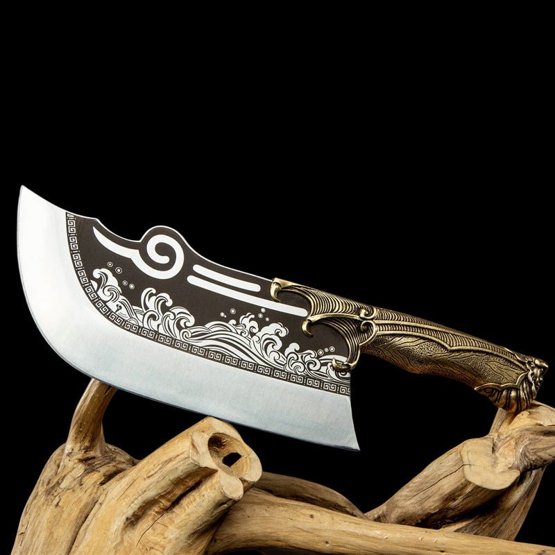 Hand Forged High Carbon Steel Cleaver Knife - Letcase