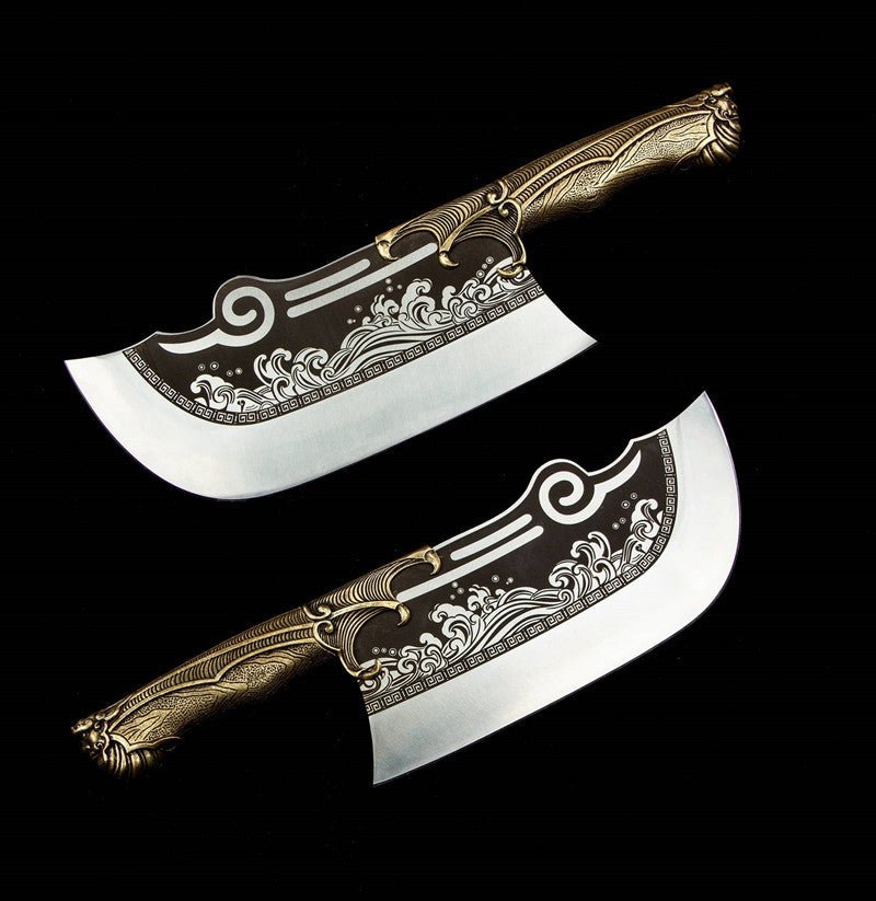 Hand Forged High Carbon Steel Cleaver Knife - Letcase