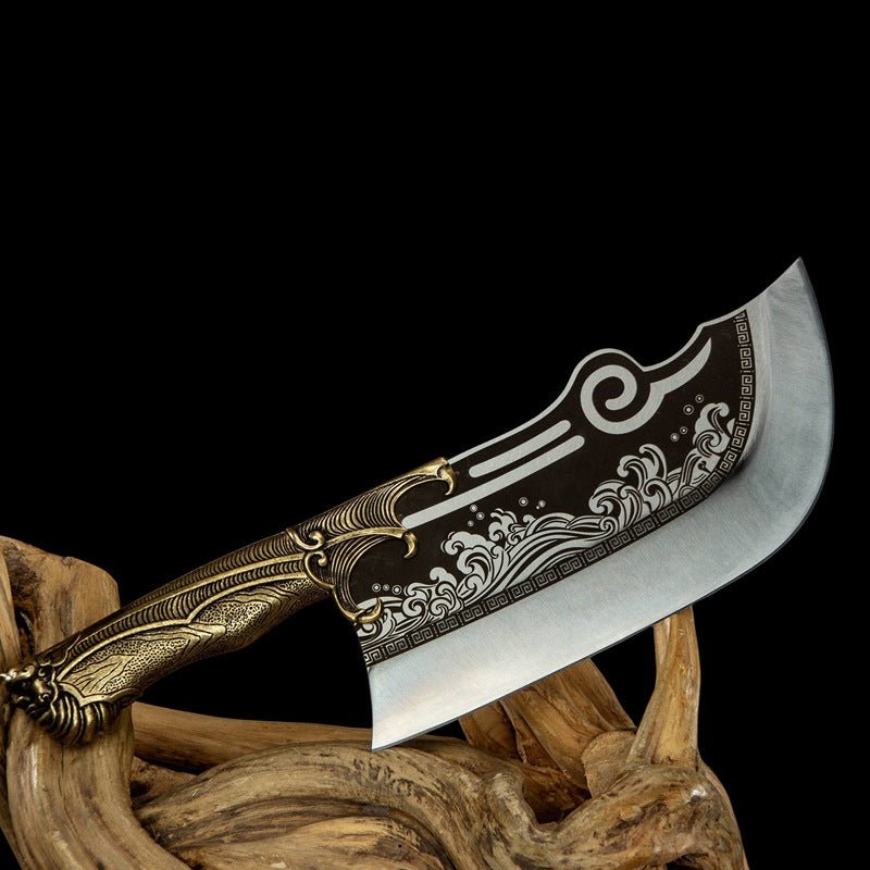 Hand Forged High Carbon Steel Cleaver Knife - Letcase