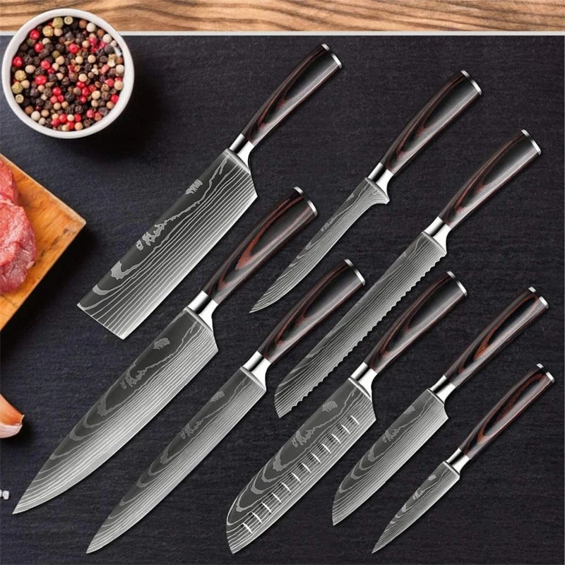 Professional Kitchen Knives Set