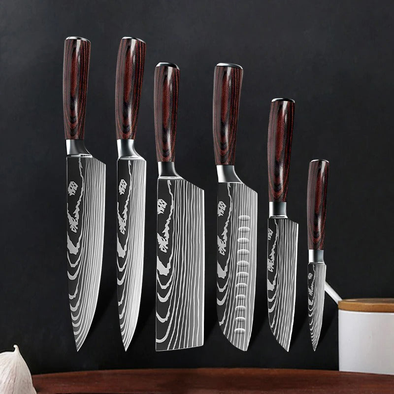 Professional Kitchen Knives Set
