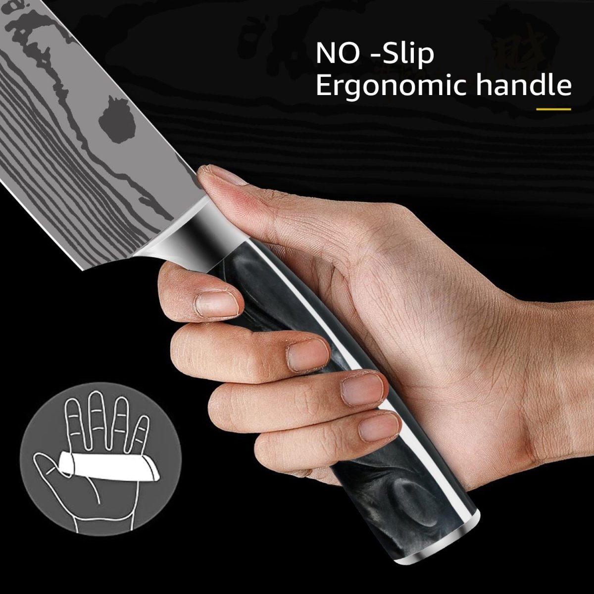 10 Piece Kitchen Knife Set, High Carbon Steel Knife Set - Letcase