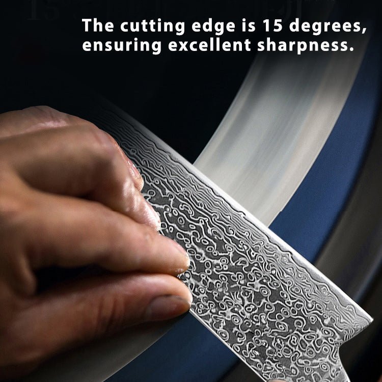 10 Piece Professional Damascus Kitchen Knife Set - Letcase