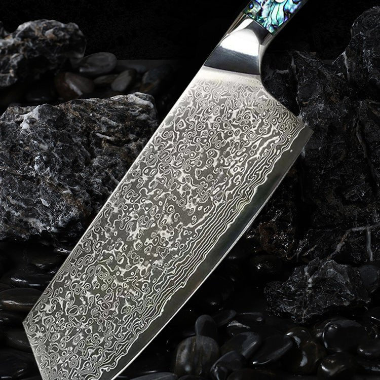 10 Piece Professional Damascus Kitchen Knife Set - Letcase