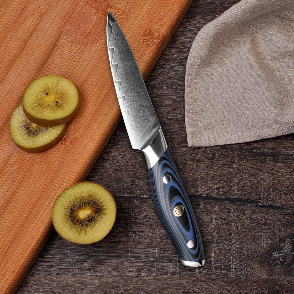 3.5 Inch Damascus Steel Paring Knives - Letcase