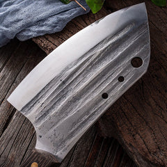 4 in 1 Cleaver Handmade Heavy Duty Meat Chopper Butcher Knife - Letcase