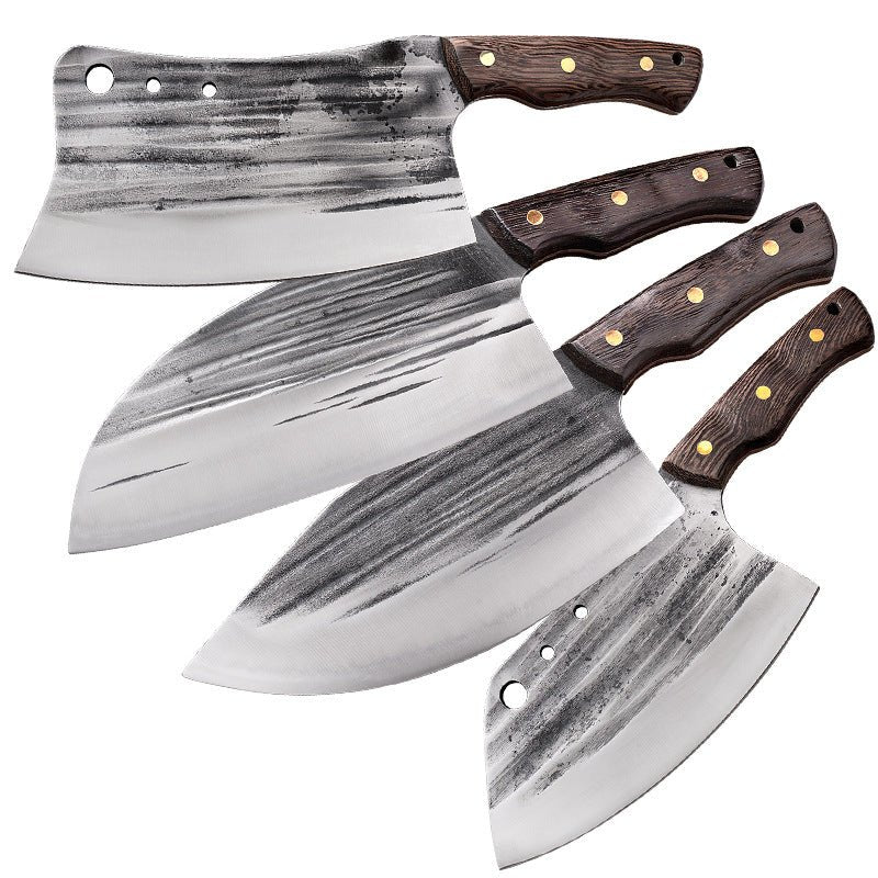 4 in 1 Cleaver Handmade Heavy Duty Meat Chopper Butcher Knife - Letcase