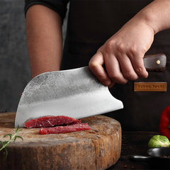 4 Piece Handmade Cleaver Knife Set - Letcase