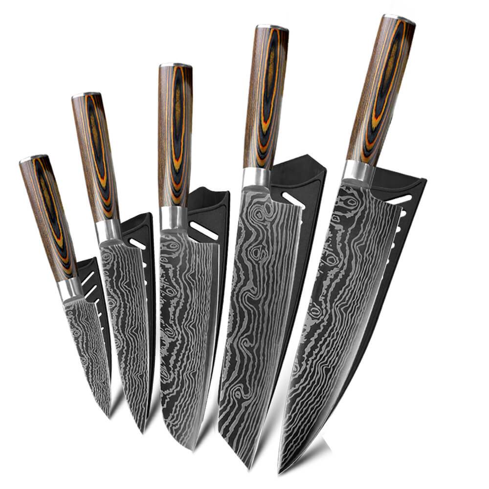 4pcs japanese cooking knife set