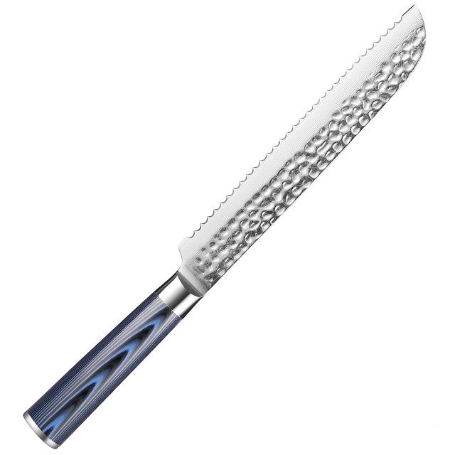 5-Piece Kitchen Knife Set, VG10 Damascus Chef Knife Set - Letcase
