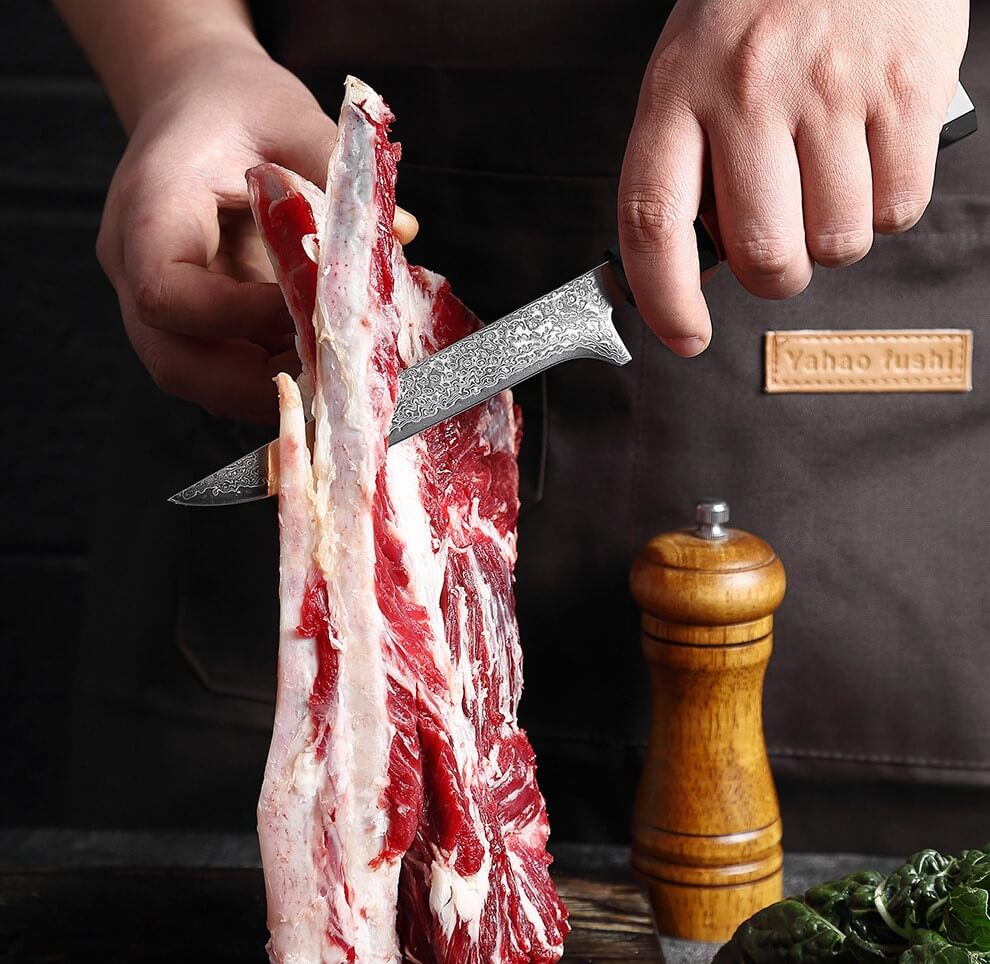 6-Piece Chef Knives Set, 67-Layer Damascus VG10 Steel - Letcase