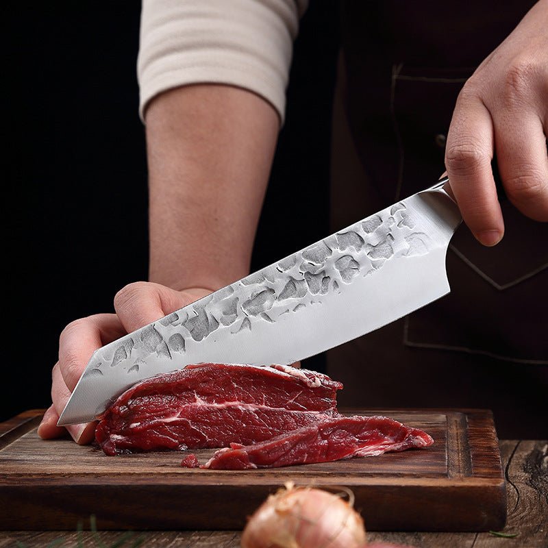 6 Piece Hand Forged Kitchen Knife Set - Letcase