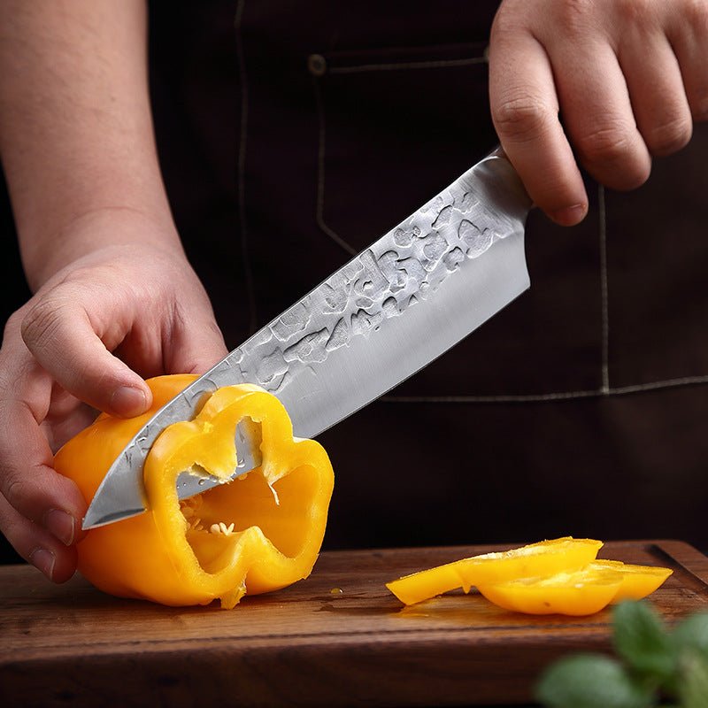 6 Piece Hand Forged Kitchen Knife Set - Letcase