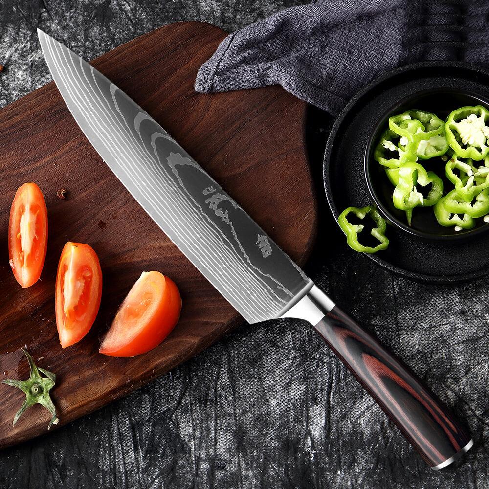 6 Piece Kitchen Chef Knife Set