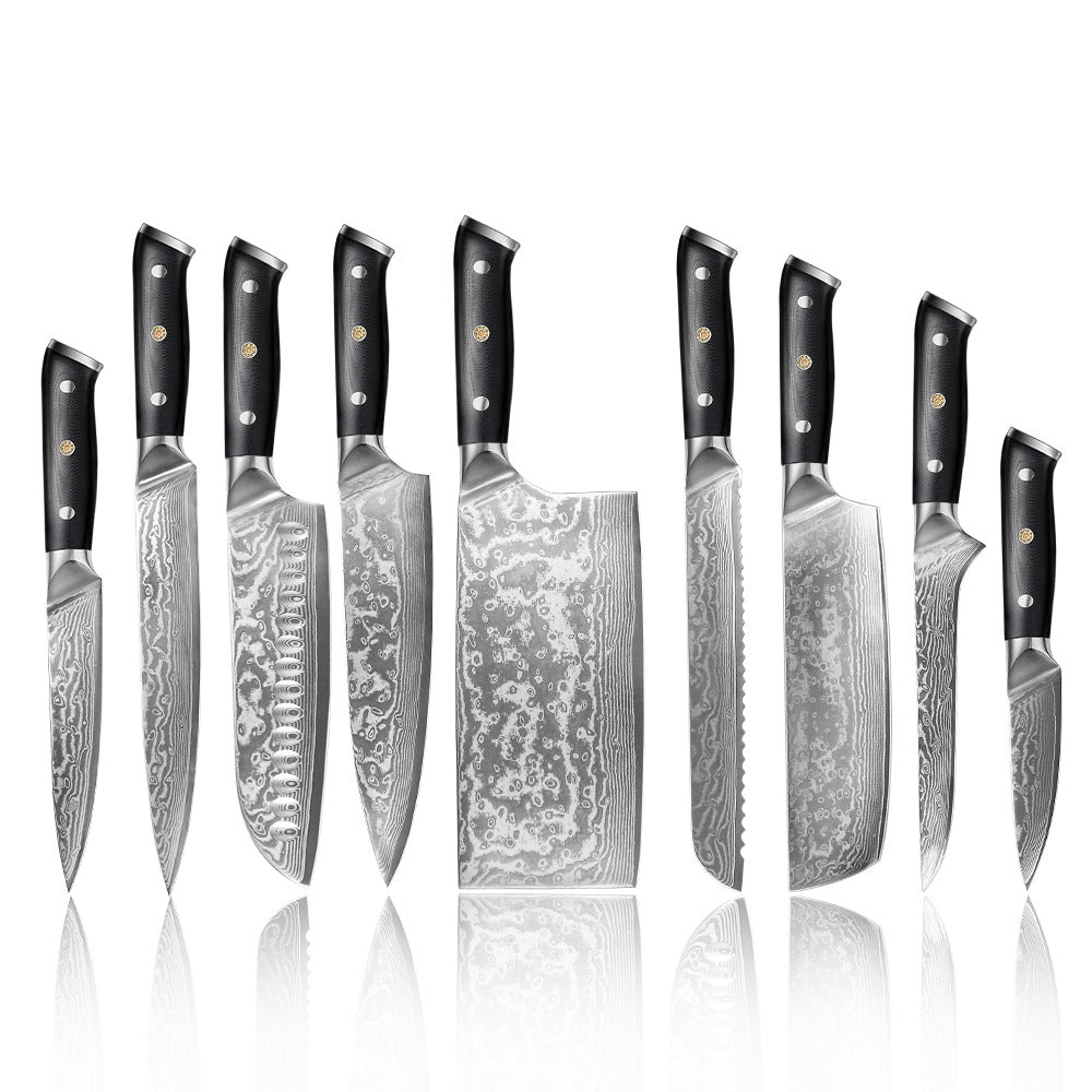 67 Layers VG10 Damascus Steel Chef Knife Set - Letcase