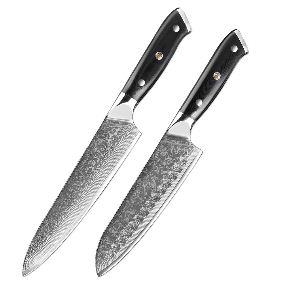 67 Layers VG10 Damascus Steel Chef Knife Set - Letcase