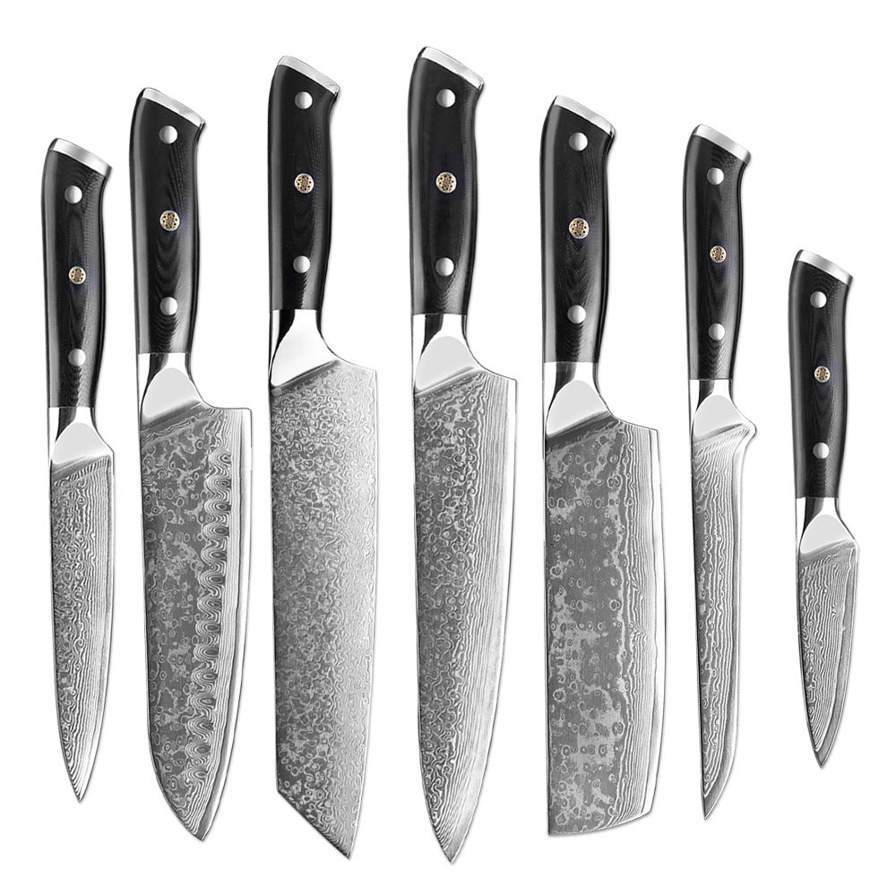 67 Layers VG10 Damascus Steel Chef Knife Set - Letcase