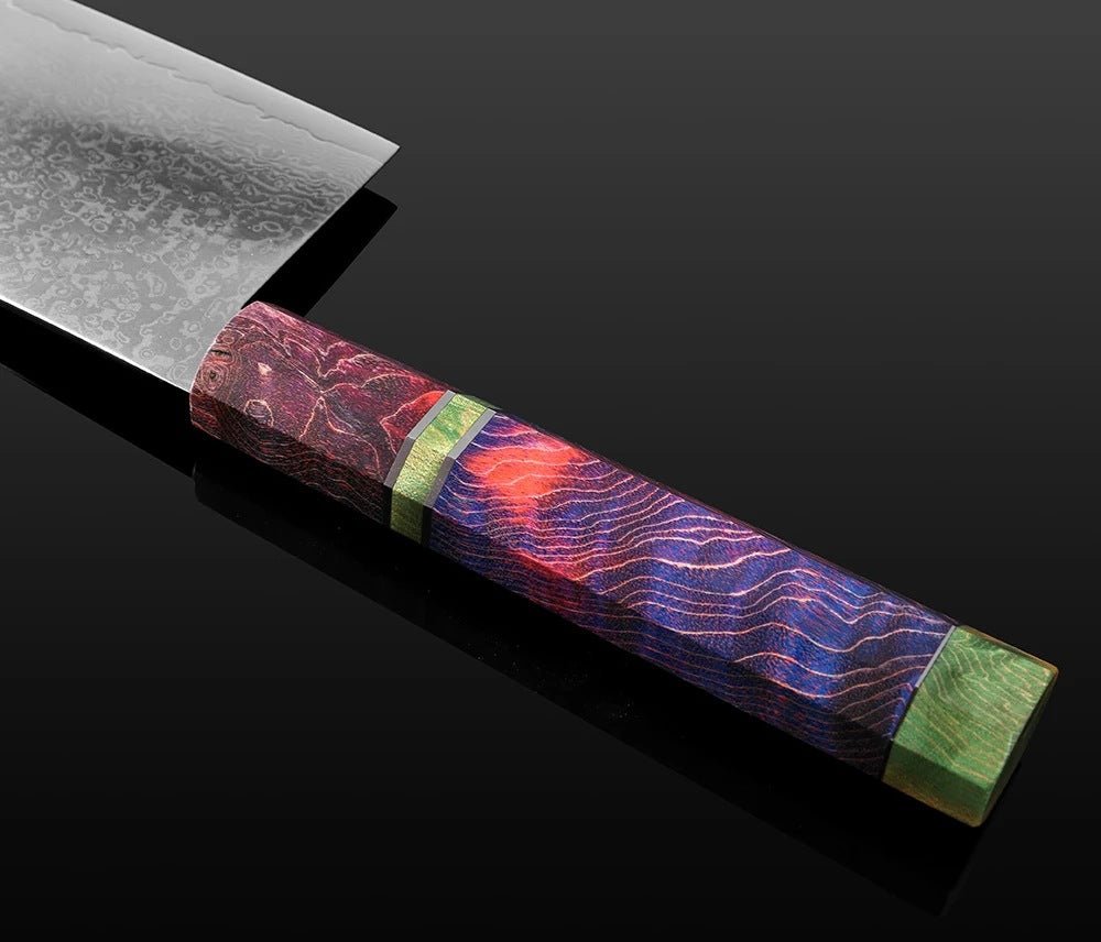 7 Inch Damascus Meat Cleaver Knife - Letcase