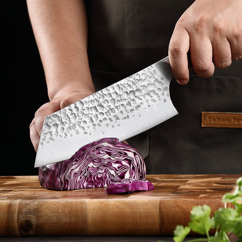 7 Piece Hand Forged Durable Sharp Kitchen Knife Set - Letcase