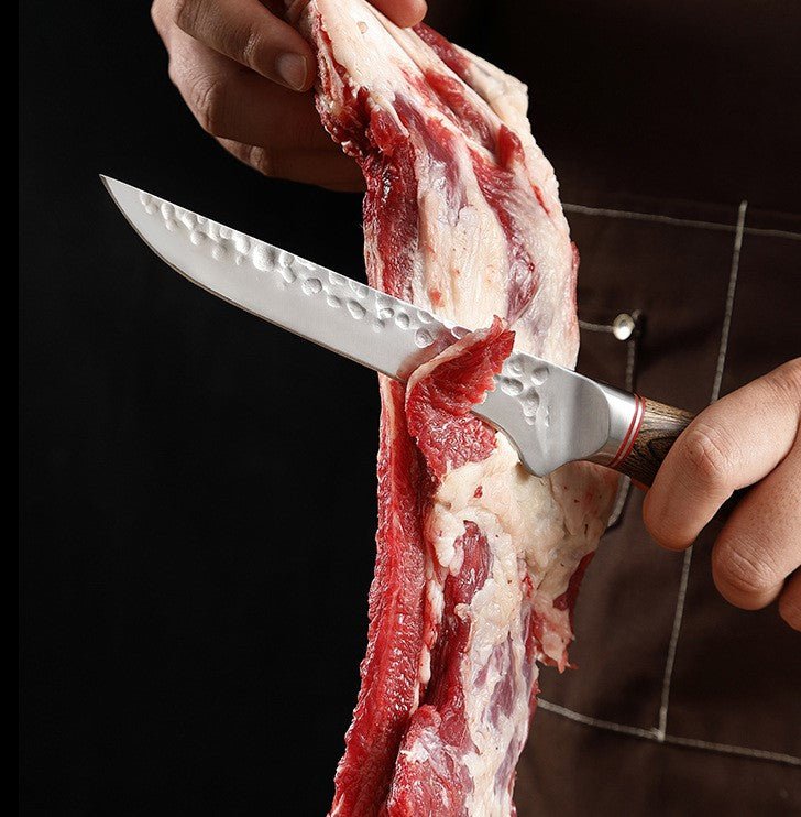 7 Piece Hand Forged Durable Sharp Kitchen Knife Set - Letcase