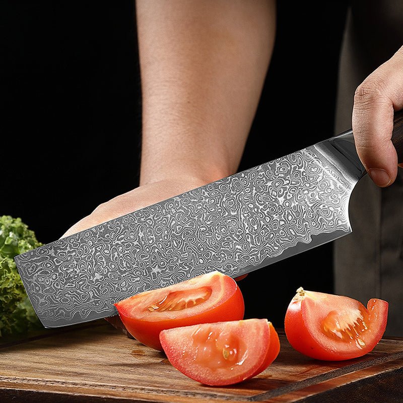 7-Piece Professional Damascus Chef Knives Set - Letcase