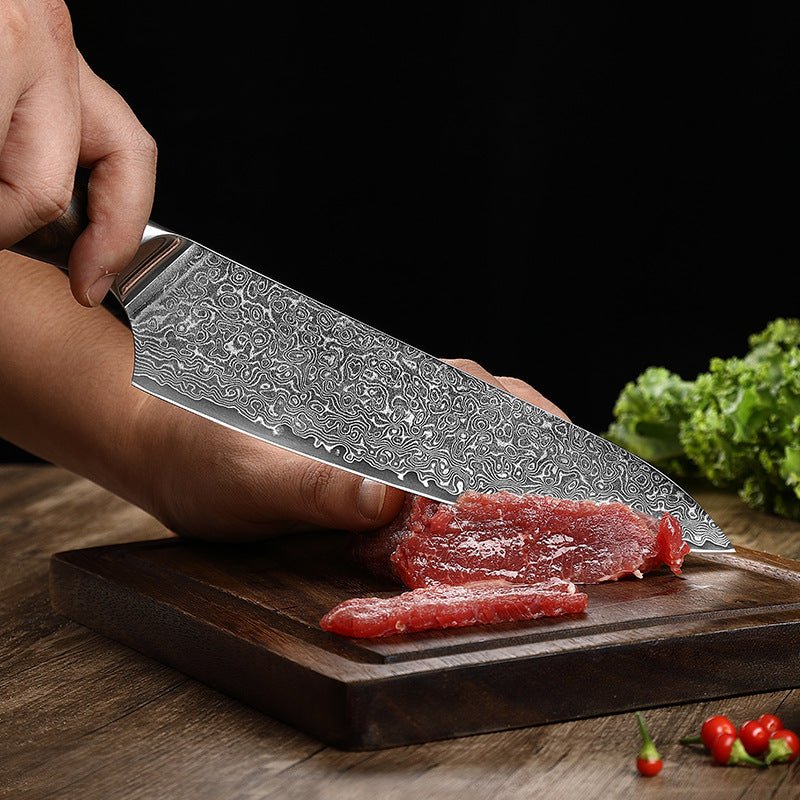 7-Piece Professional Damascus Chef Knives Set - Letcase