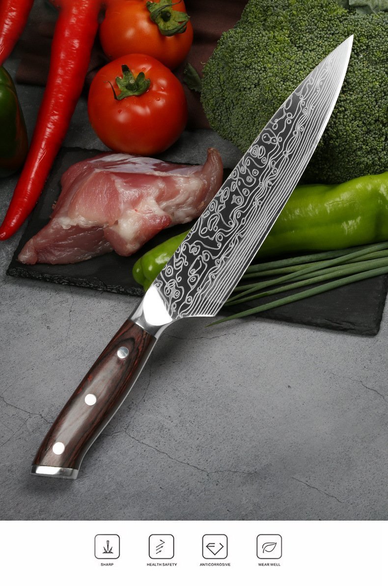 8-Inch Chef Knives High Carbon German Forged Steel - Letcase