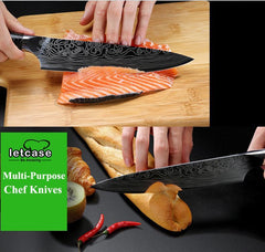 8-Inch Chef Knives High Carbon German Forged Steel - Letcase