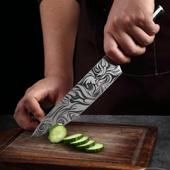 8 Piece Kitchen Knives Set - Letcase