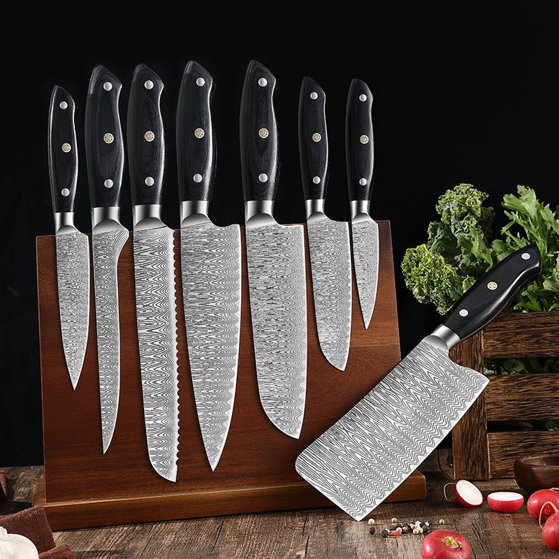 8 Piece Professional Chef Knife Set - Letcase